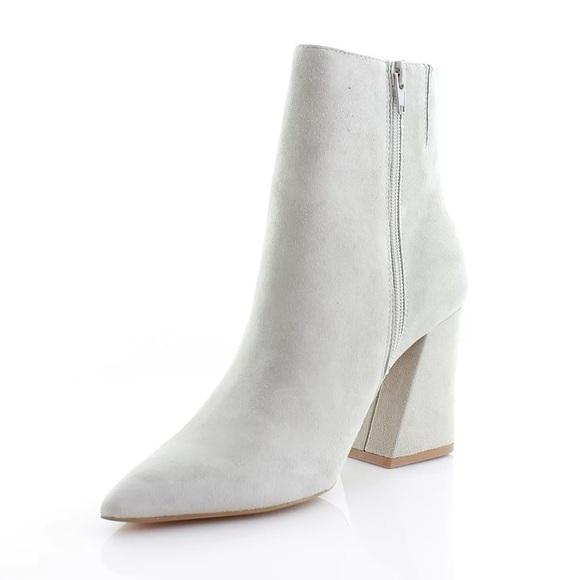 Steve Madden Matilda Women's Grey Suede Ankle Boots Size 10M Minimalist Classic - Picture 2 of 16